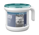 Distributeur tork reflex essuie-mains m4 performance   portable devidage central     coloris blanc et turquoise