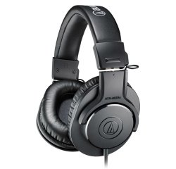 Audio-Technica ATH-M20X auricular y casco Auriculares Alámbrico Diadema Escenario/Estudio Negro