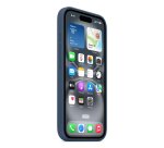 Apple Coque en silicone avec MagSafe pour iPhone 16 - Denim