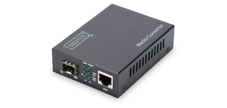 Digitus Convertitore Media Gigabit Ethernet , RJ45 / SFP