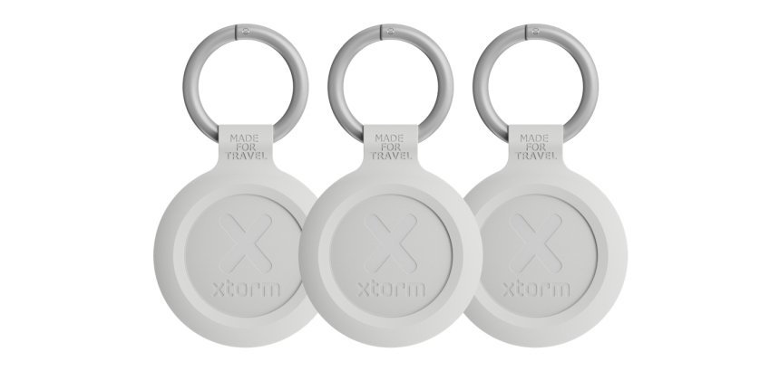 Xtorm XTAG2A0-3PACK Traqueur GPS et localisateur Universel Porte-clés intelligent Blanc