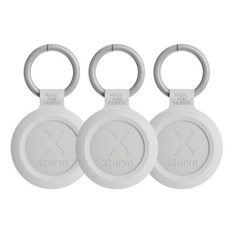 Xtorm XTAG2A0-3PACK Traqueur GPS et localisateur Universel Porte-clés intelligent Blanc