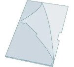 Sachet 100 pochettes polypropylène lisse 12/100e - A5 - Cristal