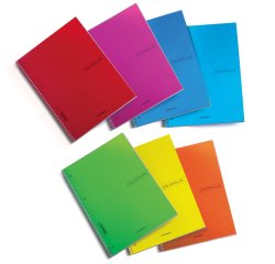Blasetti 6521 writing notebook A5+ 70 sheets Assorted colours
