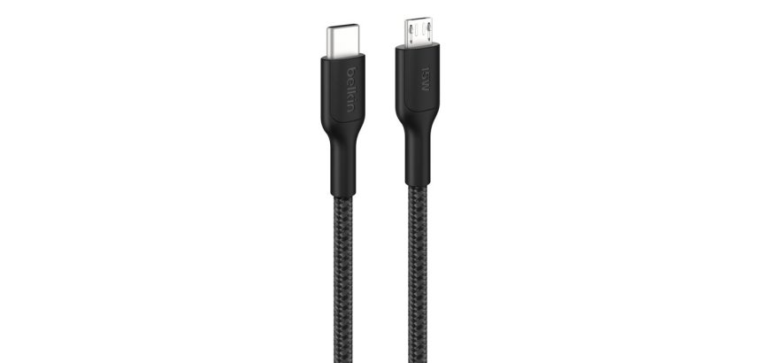 Belkin BoostCharge Pro câble USB 1 m USB C Micro-USB A Noir
