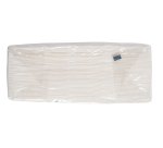 Paquet de 50 serviettes cocktail micro-gaufrées ouate 2 plis - 20x20 cm