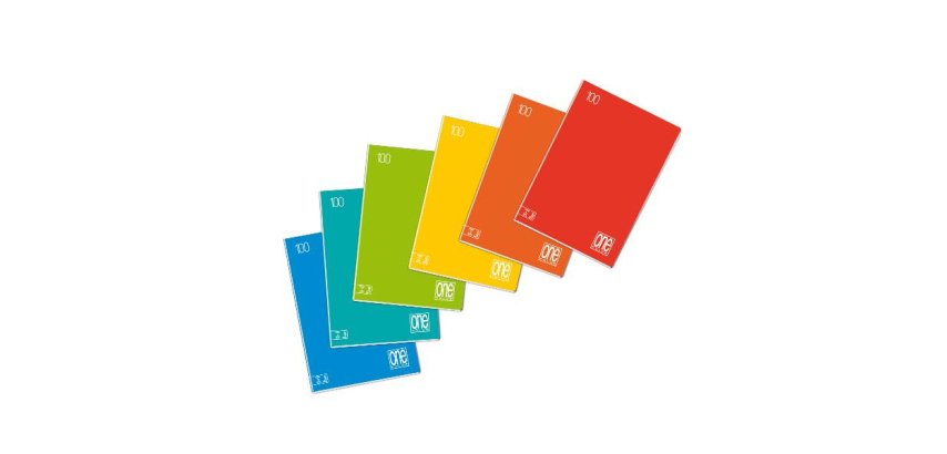 Blasetti One Color MAXI quaderno per scrivere A4 25 fogli Multicolore
