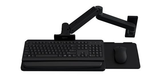 Ergotron Bras LX Pro pour clavier avec fixation murale (noir)