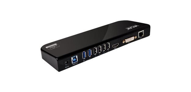 DLH DY-TU3552B station d'accueil USB 2.0 Noir