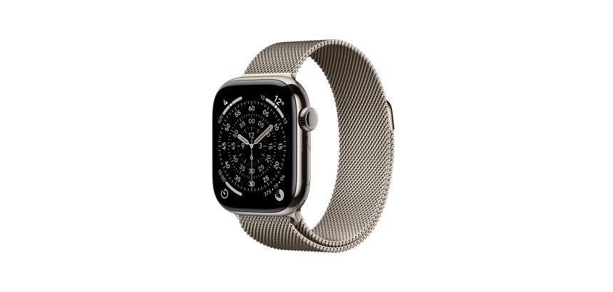 Apple Watch Series 11 OLED 42 mm Numérique 374 x 446 pixels Écran tactile 5G Titane Wifi GPS (satellite)