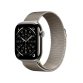 Apple watch Apple Watch Series 11 GPS + Cellular 42mm Boitier en Titane Naturel avec Natural Milanese Loop