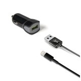Celly CCUSBLIGHT cargador de dispositivo móvil Universal Negro Encendedor de cigarrillos Auto