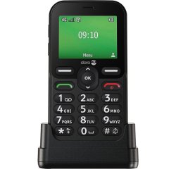 Doro Leva E10 6,1 cm (2.4") 118,9 g Noir Téléphone pour seniors