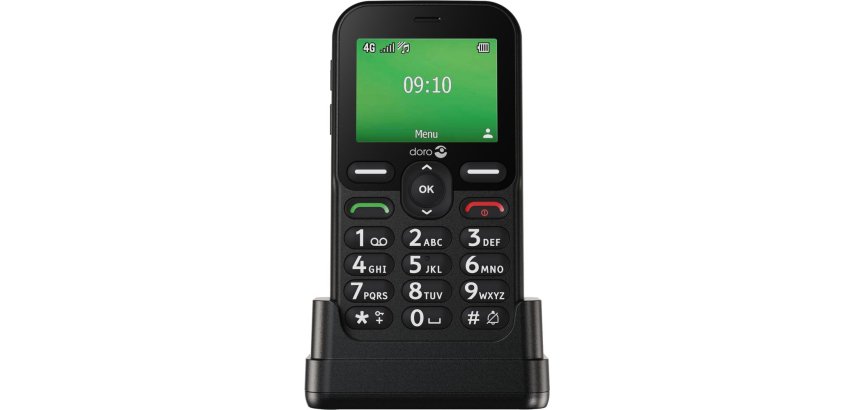 Doro Leva E10 6,1 cm (2.4") 118,9 g Noir Téléphone pour seniors