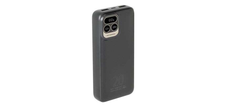 Rivacase VA2521 power bank Lithium Polymer (LiPo) 20000 mAh Grey