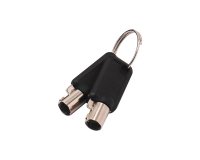 DICOTA D31832 accessoire de câble de verrouillage Clé Noir, Argent 1 pièce(s)