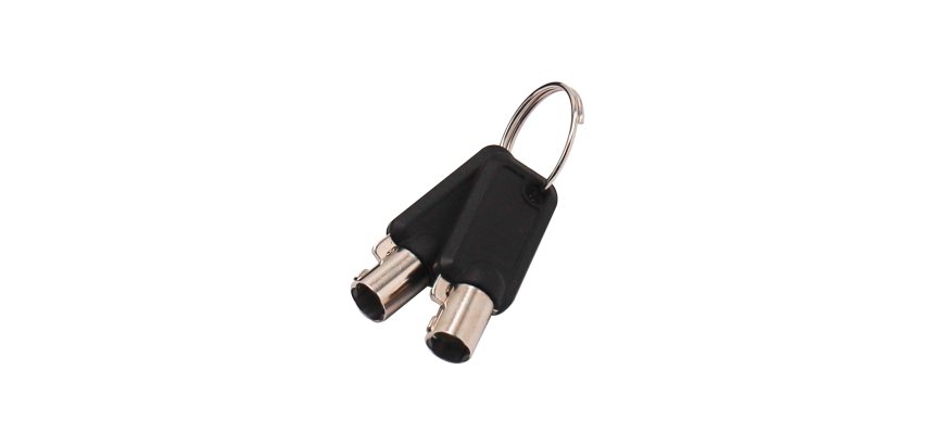 DICOTA D31832 accessoire de câble de verrouillage Clé Noir, Argent 1 pièce(s)