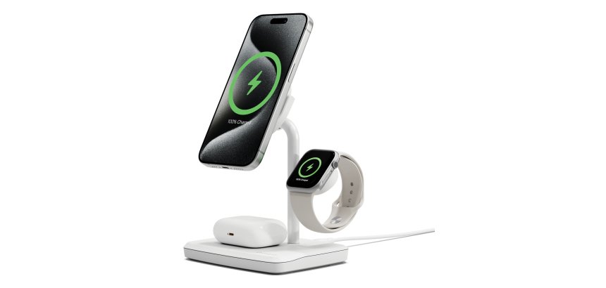 Cygnett CY5101BUNCP mobile device charger Headphones, Headset, Smartphone, Smartwatch White USB Wireless charging Fast charging Indoor