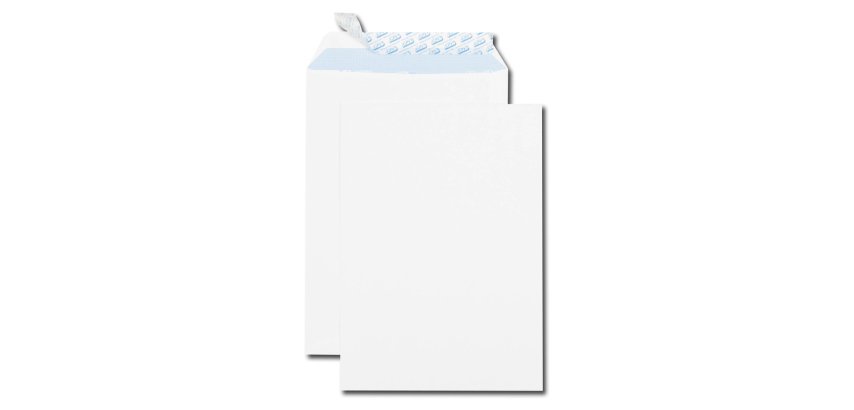 Pochette gpv everyday adhési ve vélin blanc 90g c4 229x324mm boîte 250 unités