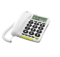 Doro Phone Easy 312Cs Téléphone analogique Identification de l'appelant Blanc