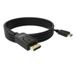 Vision TC 2MDPHDMI8K/BL câble vidéo et adaptateur 2 m DisplayPort HDMI Noir