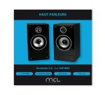 MCL HP-2015W haut-parleur 2-voies Noir Avec fil 30 W