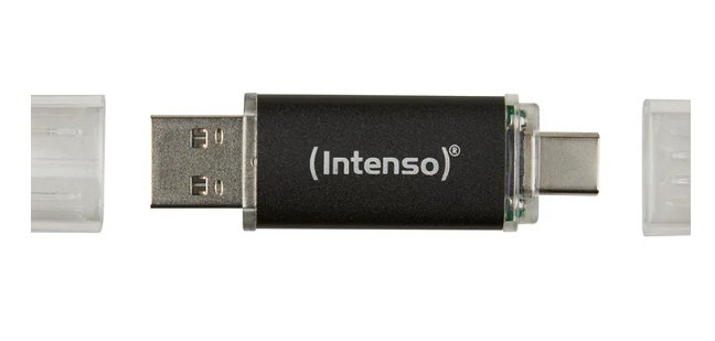 Intenso Twist Line unità flash USB 512 GB USB Type-A / USB Type-C 3.2 Gen 1 (3.1 Gen 1) Antracite