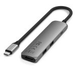 Satechi ST-P4SM hub & concentrateur USB Type-C 10000 Mbit/s Gris
