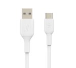 Belkin CAB001BT3MWH câble USB 3 m USB A USB C Blanc