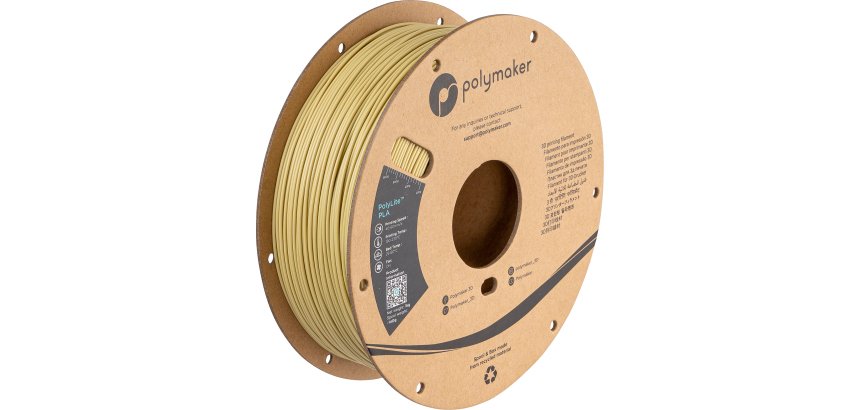 Polymaker PA02055 3D Printing Material Polylactic Acid (PLA) Beige 1 kg