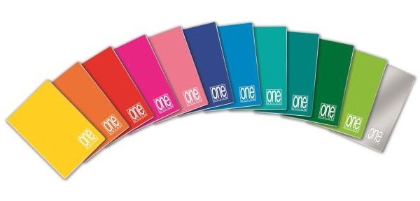 Blasetti One Color writing notebook A5 21 sheets Multicolour