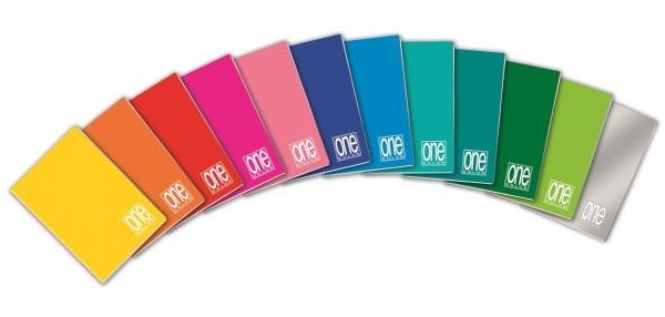 Blasetti One Color writing notebook A5 21 sheets Multicolour