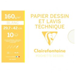 Dessin Technique pochette 10F A3 160g