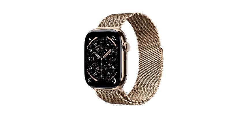 Apple Watch Series 11 OLED 46 mm Numérique 416 x 496 pixels Écran tactile 5G Titane Wifi GPS (satellite)