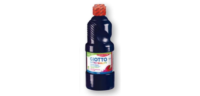 Gouache giotto flacon 500ml coloris noir