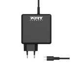 Port Designs PORT Connect 900097B-UK chargeur d'appareils mobiles Smartphone, Tablette, Ordinateur portable Noir Secteur Charge rapide Intérieure