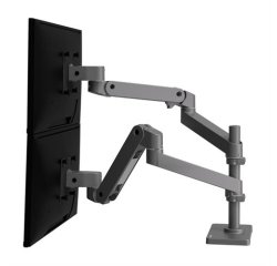 Ergotron LX Pro Series 45-690-293 support d'écran plat pour bureau 68,6 cm (27") Gris foncé