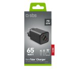 SBS Chargeur secteur GaN de 65 watts avec Power Delivery