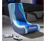 X Rocker 2022085 Siège pour jeu vidéo Siège de jeu sur console Siège capitonné Bleu