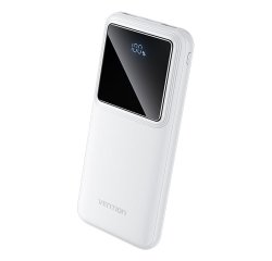 Vention Powerbank, ventiliacija, FHKW0, 10000 mAh, mikro USB, USB-C, 2xUSB-A, Blanco