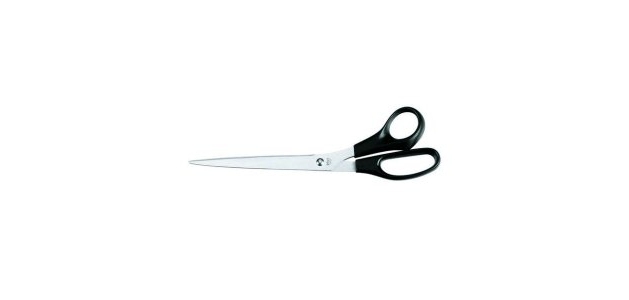 Lebez 4334 stationery/craft scissors Black, Stainless steel