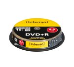 Intenso 1x10 DVD+R 8.5GB 8x Double Layer printable 8,5 GB DVD+R DL 10 stuk(s)