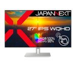 JAPANNEXT JN-IPS27WQHDR-C65W-FLD-T écran plat de PC 68,6 cm (27") 2560 x 1440 pixels Wide Quad HD LCD Écran tactile Noir