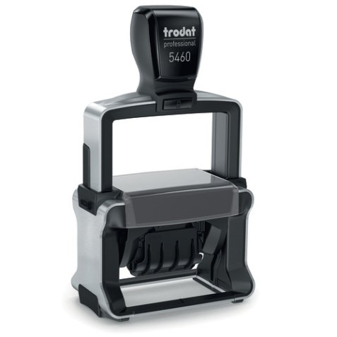 Trodat 5460 Autoinchiostrante Timbro testo/data Acciaio