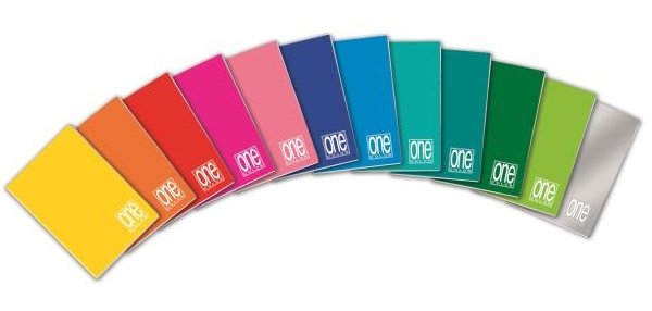 Blasetti One Color quaderno per scrivere 20 fogli Multicolore