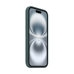 Apple Coque en silicone avec MagSafe pour iPhone 16 - Vert lacustre