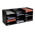 Station de tri Formularbox, 15 compartiments, noir