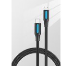 Vention Cable USB 2.0 Tipo-C COVBG/ USB Tipo-C Macho - MicroUSB Macho/ 1.5m/ Negro