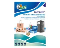 Tico LP4P-210297 self-adhesive label Rectangle Permanent White 70 pc(s)