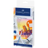 Peinture aquarelle faber castell boite de 12